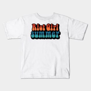 Riot Girl Summer Kids T-Shirt